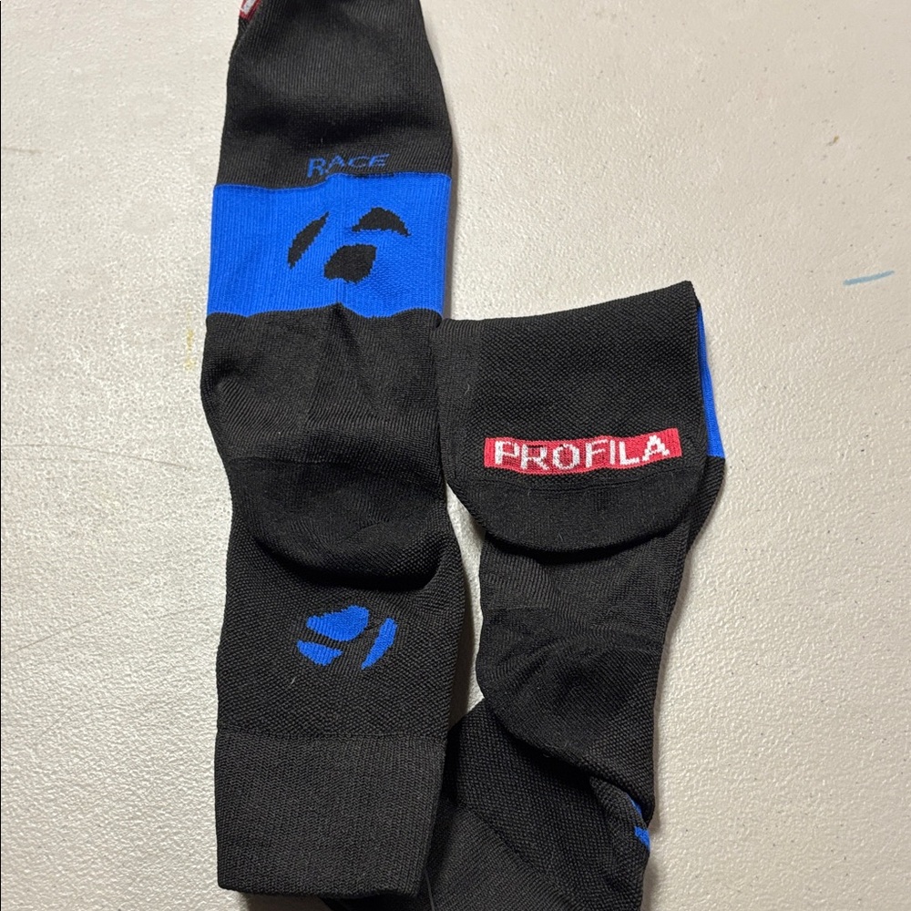 Fila Black and Blue Athletic Socks